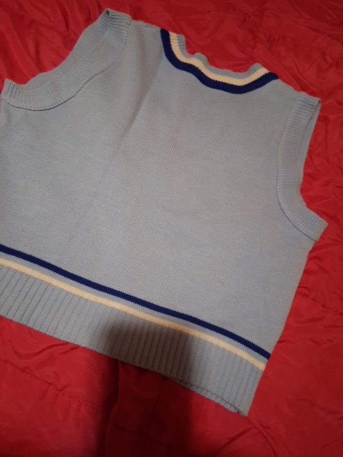 Pull sans manche cache cache taille S - photo numéro 4