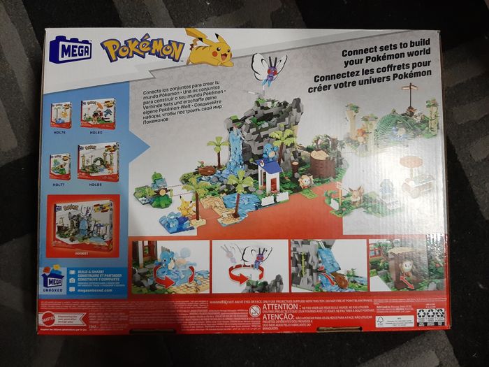 Jeu de construction pokemon voyage dans la jungle pokemon neuf jamais ouvert - photo numéro 4