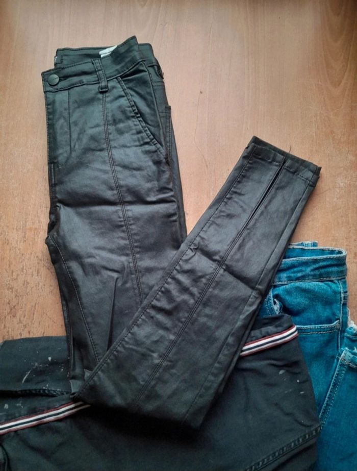 Jeans simili cuire noir 36 S daysie - photo numéro 4