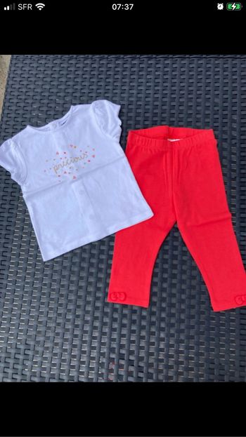 Tee-shirts et leggings