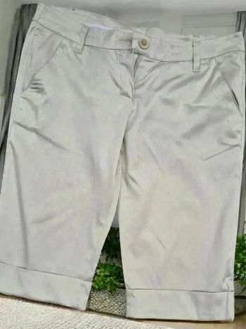 Bermuda pret du corps beige 🌹S 🌹 effet satin