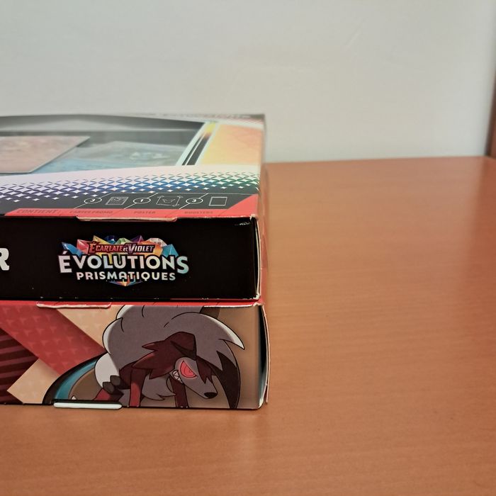 Lot 2 coffrets pokémon :  Lougaroc ex + coffret poster EV8.5 Evolutions prismatiques  scellés - photo numéro 7