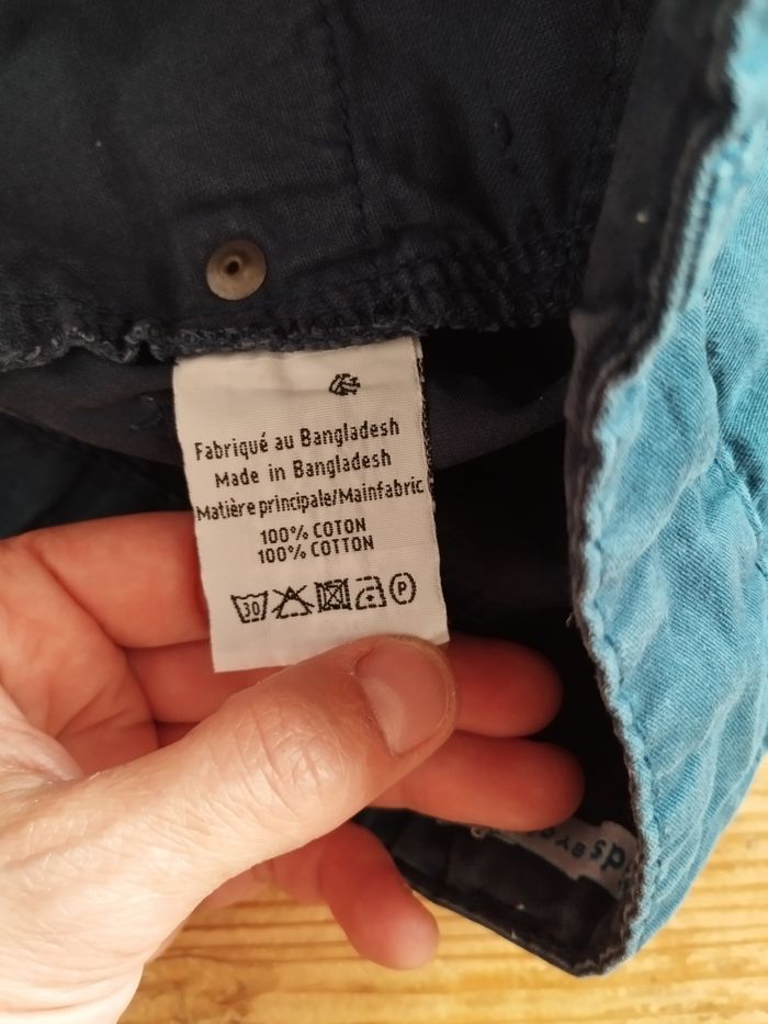 Short garçon bleu - Kids by Gémo - Taille 8 ans - photo numéro 5