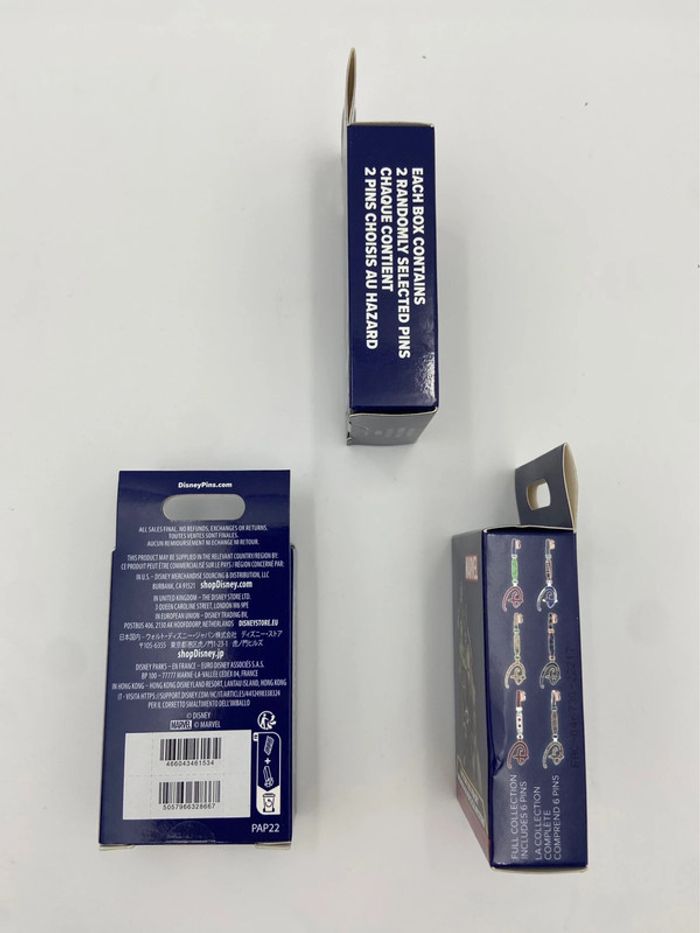 Lot 3 boîtes mystère / Mystery Key Pins Set- Pin’s Disney Guardians of the Galaxy Marvel - photo numéro 2