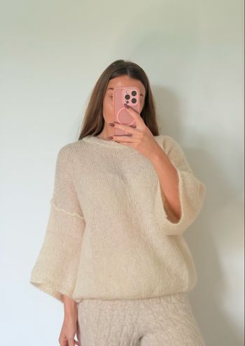 Pull - Ecru - Fluffy - Cocooning - Automne 