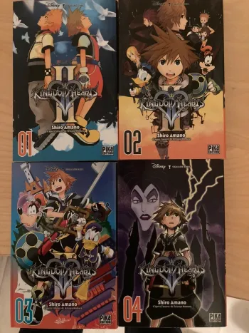 ot de 4 mangas Kingdom Hearts II, tomes 1 à 4 - Edition Française - PIKA