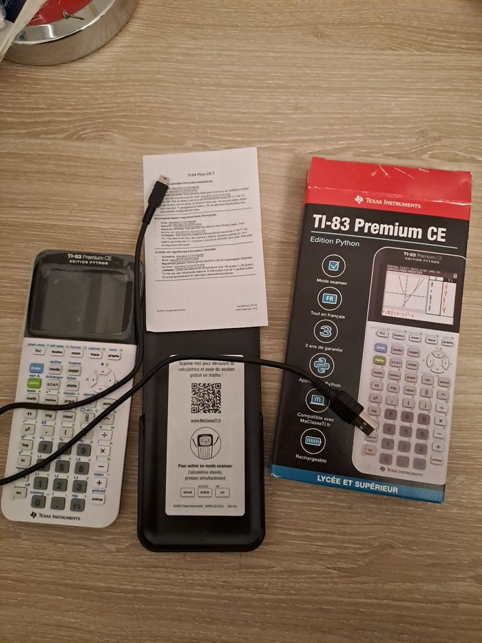 Calculatrice Ti 83 premium CE PYTHON