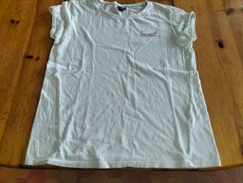 Maillot blanc Kiabi 12 ans