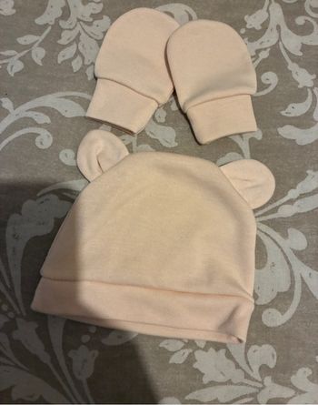 Ensemble moufle & bonnet