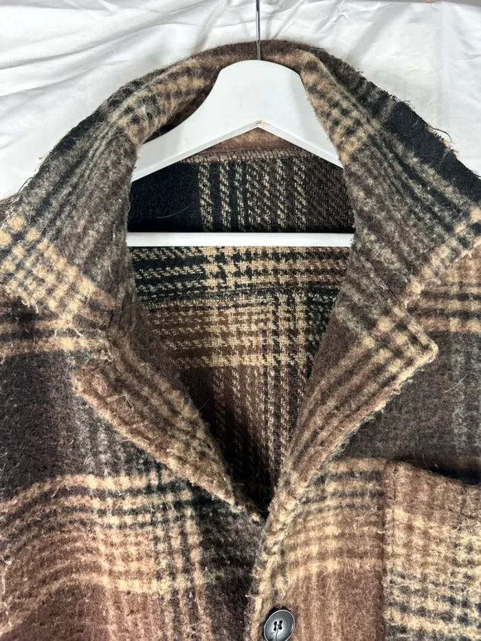Veste semi-longue à carreaux YesStyle - Style plaid tendance & cosy ! - photo numéro 5