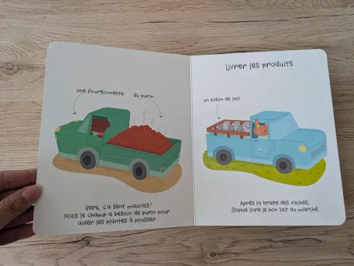 Livre carton jeune enfant La Ferme - photo numéro 13