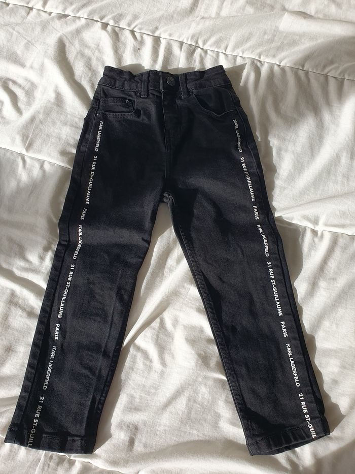 Ensemble garçon noir Karl Kagerfeld taille 4/5 ans - photo numéro 9