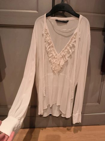 Chemisier blanc Zara taille M