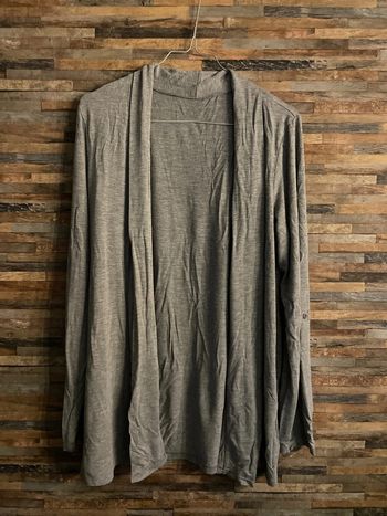 Gilet gris grossesse allaitement Premaman L/XL Tbe