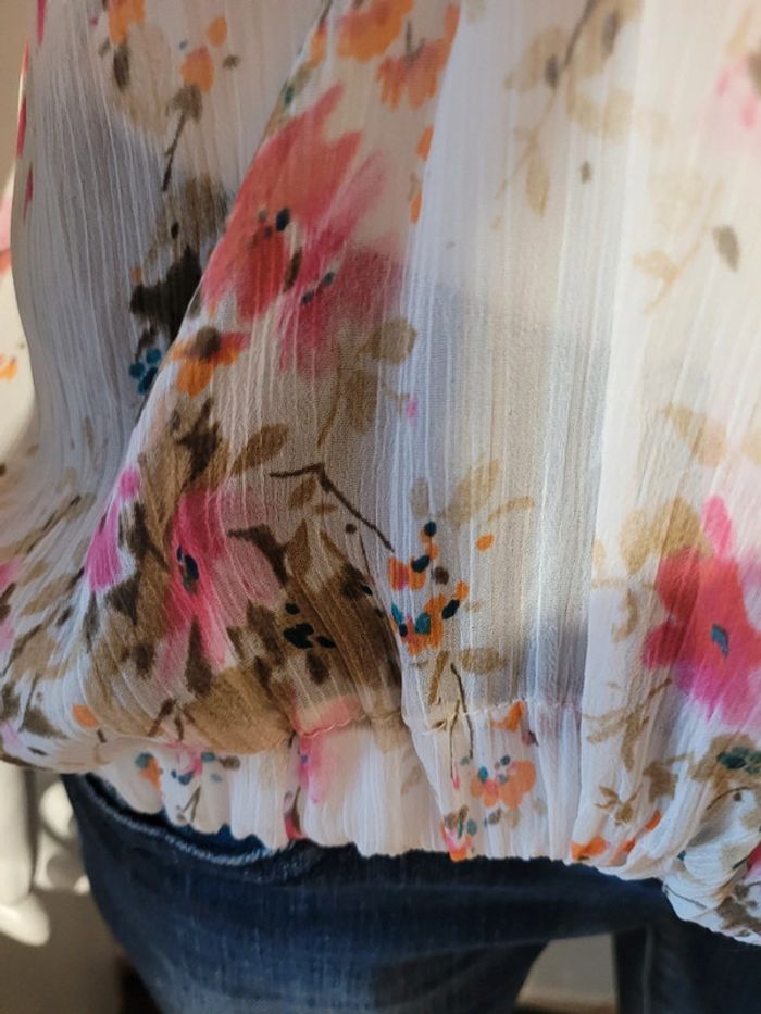 Haut voile à fleurs - photo numéro 5