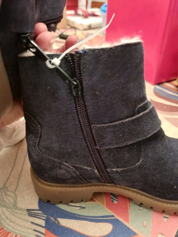 Bottines cuir fourrées neuves - photo numéro 9