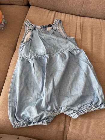 Combi short en jean