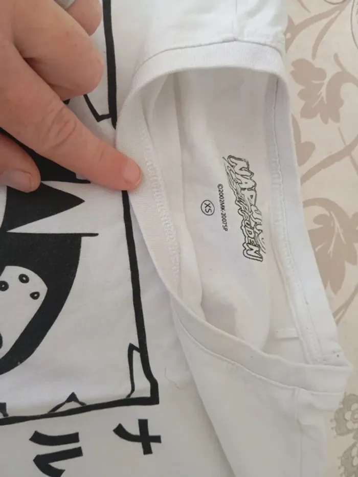 T shirt blanc Naruto Shippuden t xs - photo numéro 3