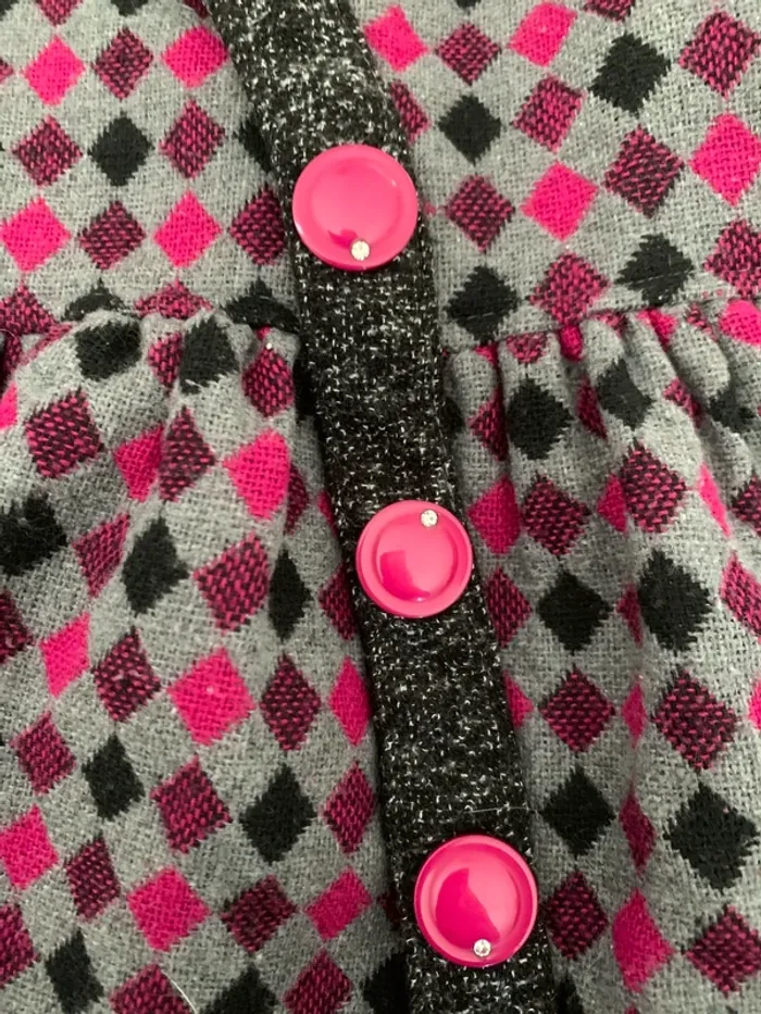 Robe boule à carreaux taille 3 ans - photo numéro 2