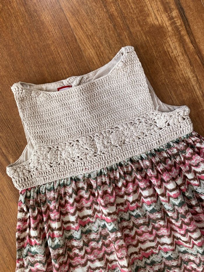 Robe style macramé. Neck & Neck 100% coton.  4-5 ans. - photo numéro 3