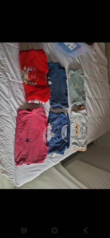 Lots pyjama fille chaud