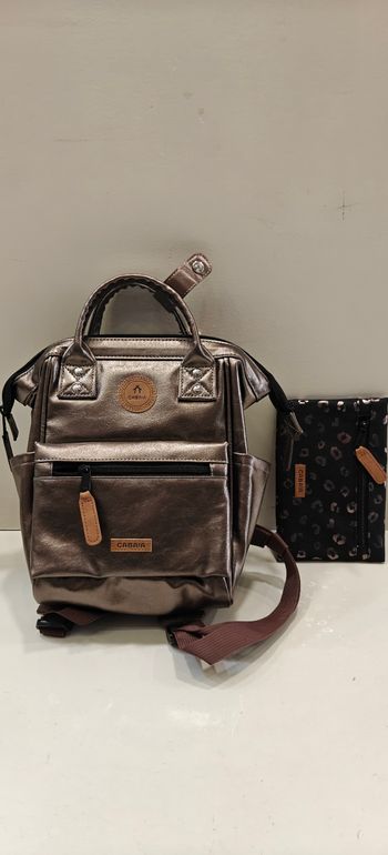Sac a dos cabaïa XS marron irisé louisville 