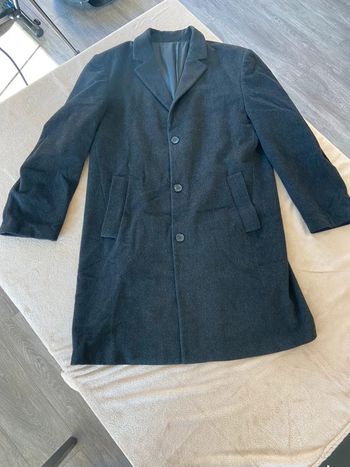 Manteau long hiver laine homme 56