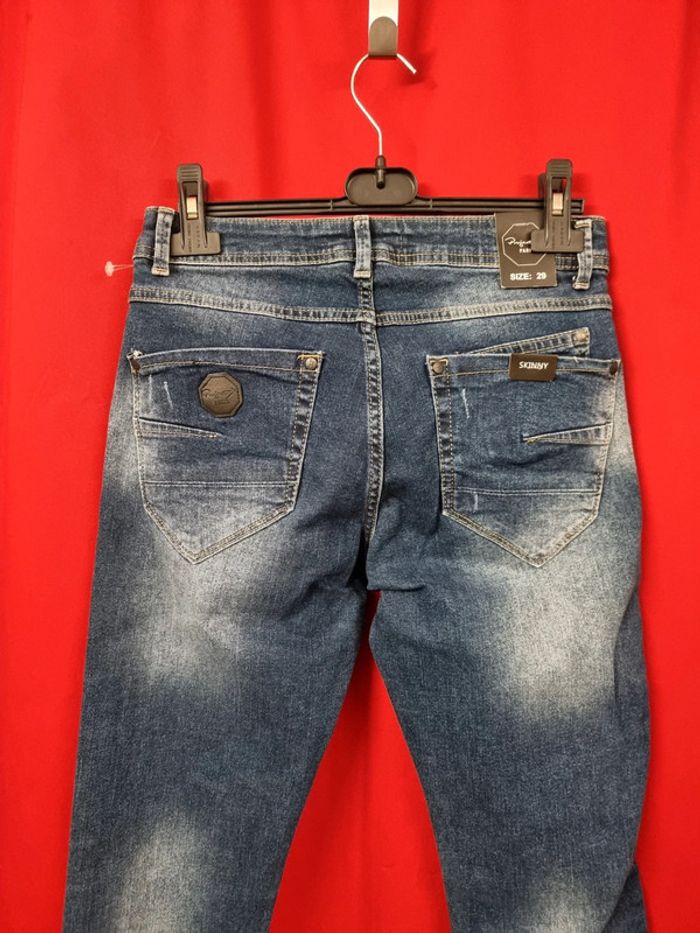 Project X Paris jean homme skinny T19947 Bleu Denim * T38/40 * - photo numéro 8
