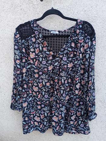 Blouse fleuri taille 46
