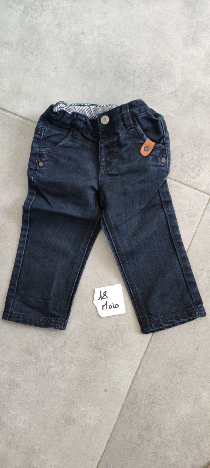 Pantalon jean bébé garçon 18 mois - photo numéro 1
