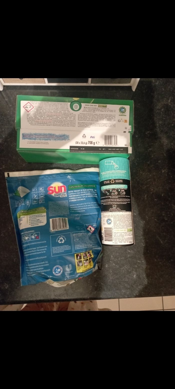 Lot Ariel et Sun et Lenor neuf 20€ - photo numéro 2