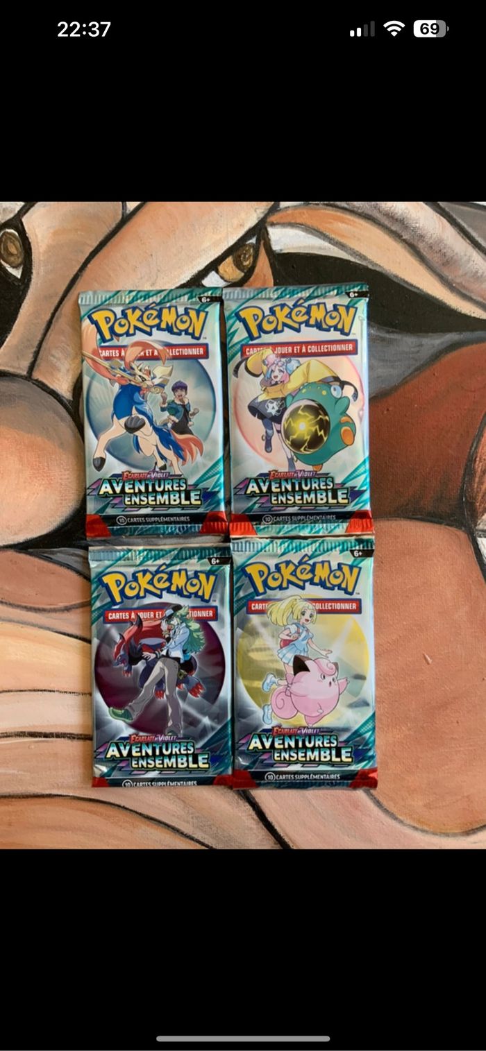 Art set Pokémon de booster ev aventure ensemble