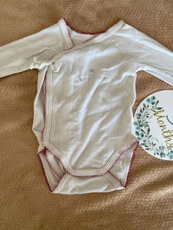 Body petit bateau, 3 mois - photo numéro 2