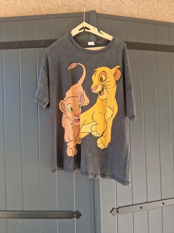 T-shirt gris roi lion disney zara