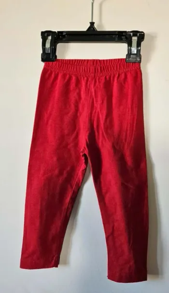 💖Legging garçon rouge In extenso 12 mois (80 cm)💖