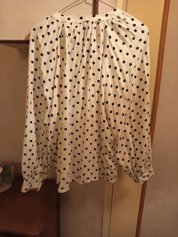 Blouse a pois - photo numéro 2