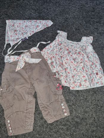 Ensemble d'été fille Sergent Major 6 mois