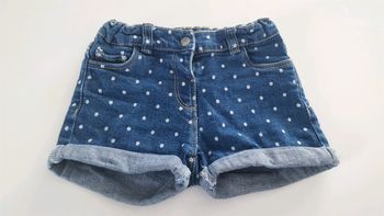 Short jean à pois 2 ans