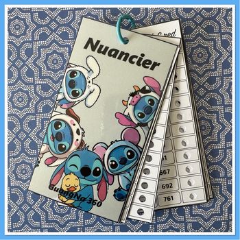 Nuancier guangna 360  numéroté 