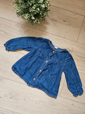 Blouse en jean 9 à 12 mois H&M 🌸