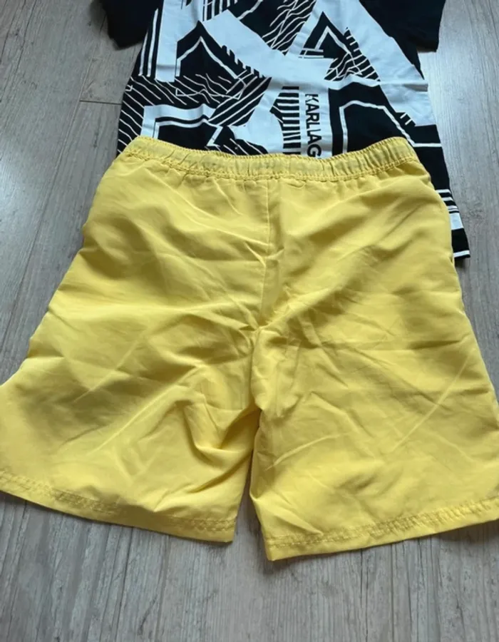 Ensemble garçon short t shirt karl lagerfeld - photo numéro 5
