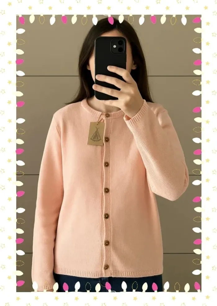 Gilet rose enfant fille taille 10 ans lililotte - photo numéro 2