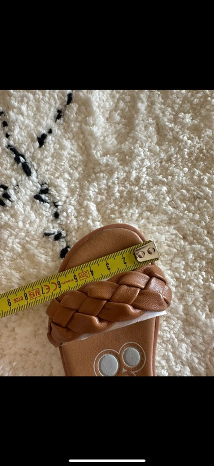 Paire de sandales Chicco taille 24 coloris marron - photo numéro 9