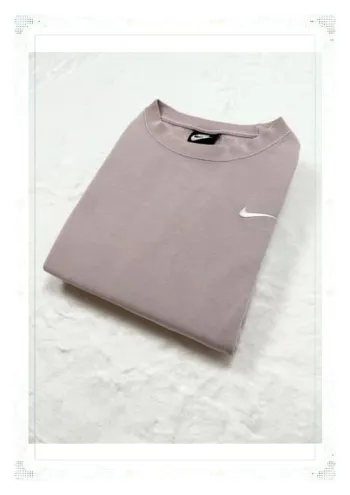 Nike pull crop top coupe large rose femme taille S coton