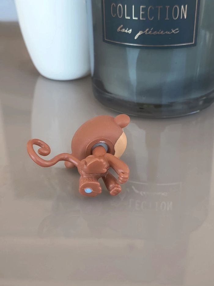 Littlest Pet Shop #56 brown monkey chimpanzee - photo numéro 3