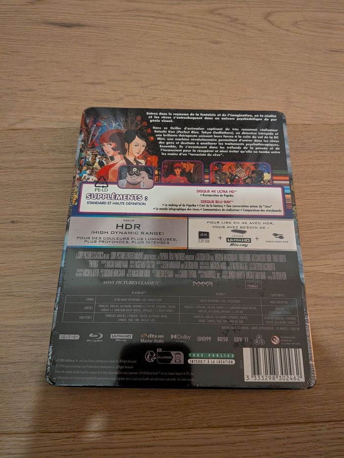 Paprika 4k steelbook neuf sous blister - photo numéro 2