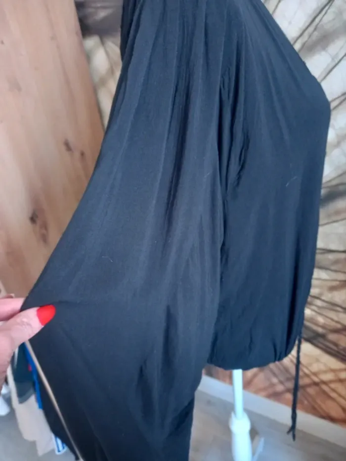 Blouse noir manches longues - photo numéro 3