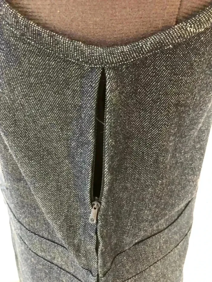 Longue robe en jeans 164cm - photo numéro 6