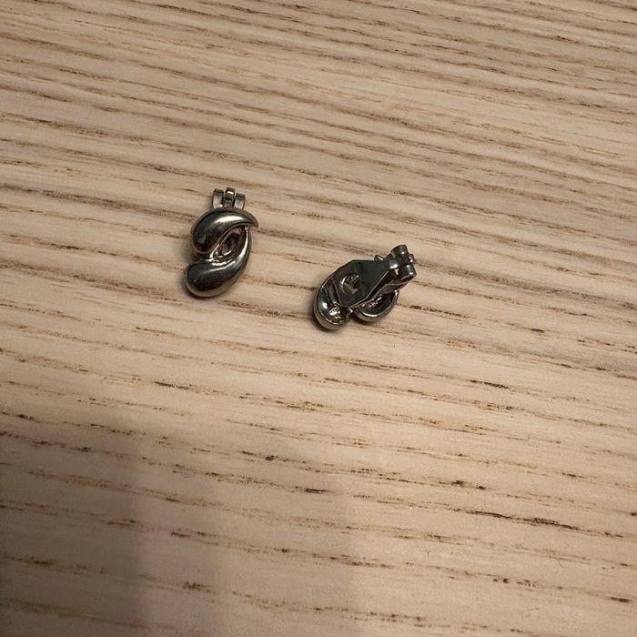 Boucles d’oreilles à clips • argentées 🌿 - photo numéro 2