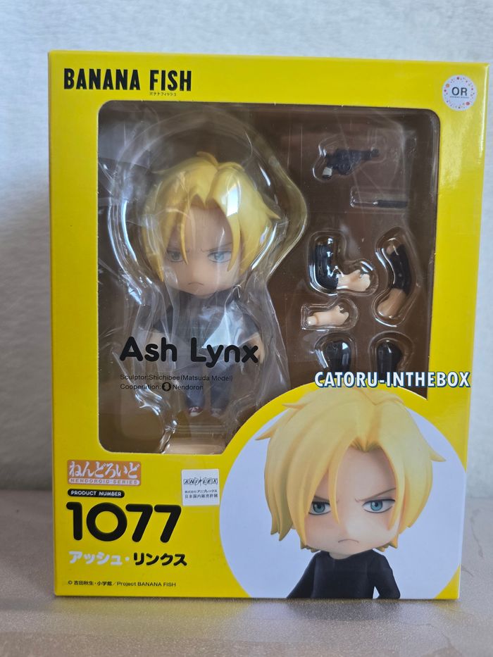 Figurine NENDOROID 1077 ORANGE ROUGE - Banana Fish : Ash Lynx